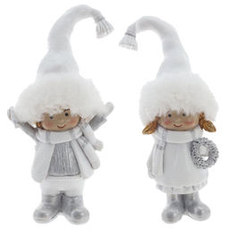 Фигурка декоративная "Дети", L6 W5 H13 см, 2в.