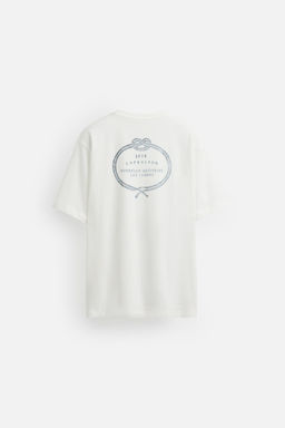 T-SHIRT WITH COMBINED EMBROIDERY - Zara фото 7