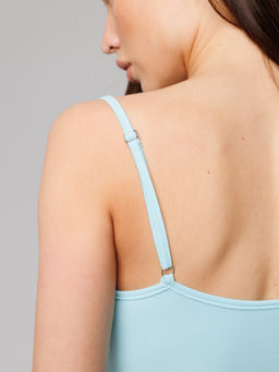 Женская майка на бретелях Lingeamo морская волна ЛТ-07 (19)  фото 3