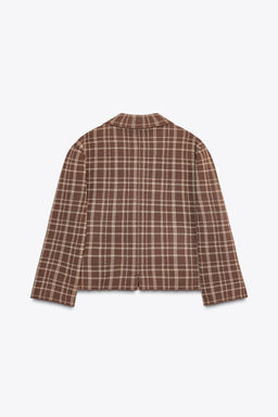 CHECK CARDIGAN - Zara фото 8