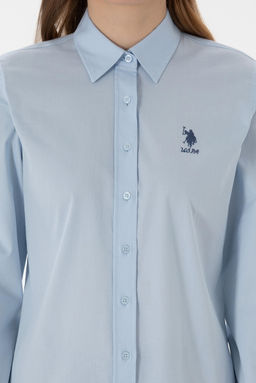 Kad_n A__k Mavi Uzun Kollu Basic G_mlek Sepette S_rpriz _ndirim - U.s. polo assn фото 6