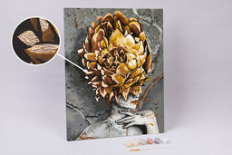 ФРЕЯ PNB/PLPT-178 Набор для раскрашивания по номерам ( с поталью ) 50 х 40 см Высокая мода  фото 6