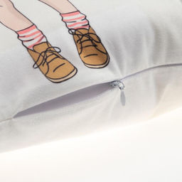 Наволочка декоративная Этель Девичьи историиЛучшие друзья 40х40 см, велюр  фото 4