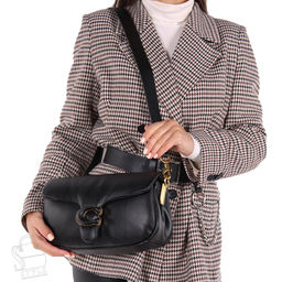 Сумка женская кожаная 86215 black Polina&Eiterou/30  в Новосибирске