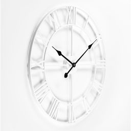 Часы настенные, серия: Лофт, плавный ход, d-60 см, белые
