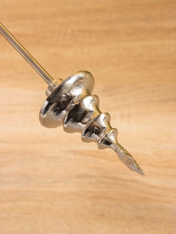 Гаситель для свечей Ёлочка со звездой, 33.5?5?8 см, алюминий