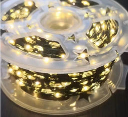 Гирлянда Уличная роса 50м свечение теплое, 8 режимов, провод зеленый, 220В