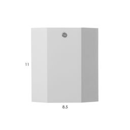 Светильник «Арти» GU10 белый 10×10×11.5 см