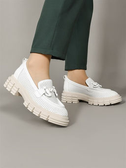 Лоферы женские комфорт 011-762 Beyaz