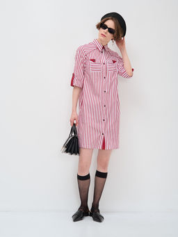 Платье с яркими вставками OD-273-2