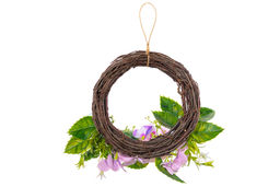 Пасхальное украшение венок 24*24*6,5 см "Нежность"