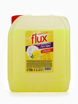 Гель для мытья посуды «Сочный лимон», 5 л, FLUX