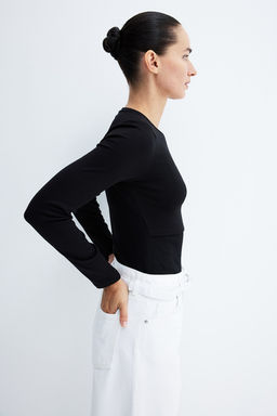 MAMA Camiseta de lactancia en algodon - H&m фото 3