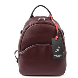 Женский кожаный рюкзак Sergio Valentini SV-SZ758/A Бордо  фото 2