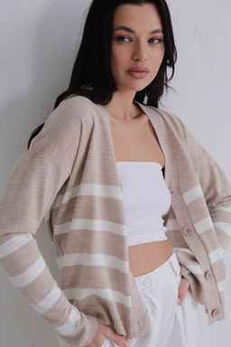 Кардиган вязаный бежевый - Martichelli фото 8