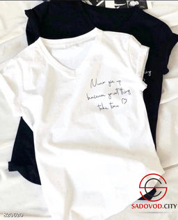 Футболка женская с надписью