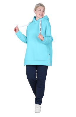 Худи Грильяж Х-376 (42-52) футер начес 3-х нитка - Лотос фото 4