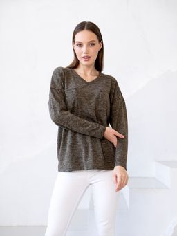 Джемпер жен.арт.417-2,коричневый - Binita фото 3