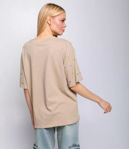 Футболка #БШ2019 (1), бежевый