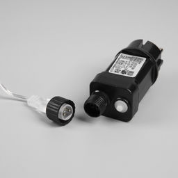 Гирлянда Мишура 20 м роса, IP44, серебристая нить, 600 LED, 8 режимов, свечение мульти, 18 В - Luazon lighting фото 5
