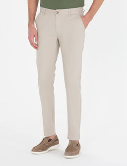 Bej Slim Fit Kanvas Pantolon - Pierre cardin фото 2