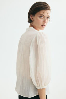Blusa con mangas globo - H&m фото 5