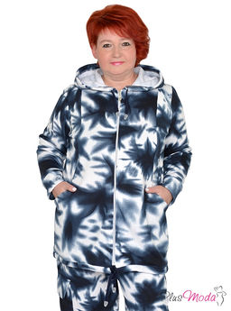 Толстовка Модель №1537 размеры 44-84 - Plusmoda фото 2