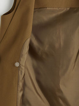 Kruvaze Yaka Kad?n Klasik Yelek