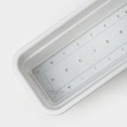 Ящик балконный для цветов, 16 л, 80×20×17.5 см, пластиковый, цвет мраморный