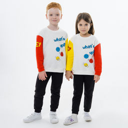 Спортивный костюм футер 2х нитка начёс 8689310102 8689310102 купить оптом по цене 974 ?| Фабрика детской одежды Юлла - Youlala фото 9