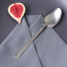 Набор столовых ложек из нержавеющей стали «Ванесса», длина 19 см, 12 шт