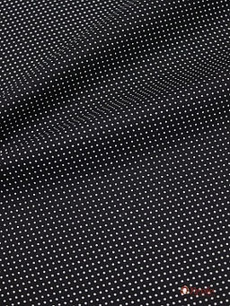 Импорт. хлопок Пшено-4 на черном, ш.1.48м, хлопок-100%, 105гр/м.кв