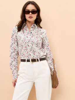 Рубашка с контрастной стойкой OD-737-6 - Tantino фото 5