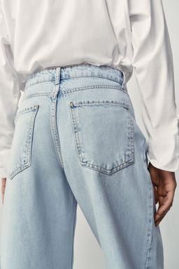 JEANS Z1975 BARREL TIRO ALTO / Azul claro - Zara фото 9