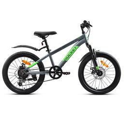 Велосипед 20" Rocket Crux 3.0 , цвет серый, размер 11"