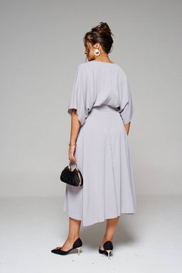 Платье 6213 серый - Beautiful and free фото 8