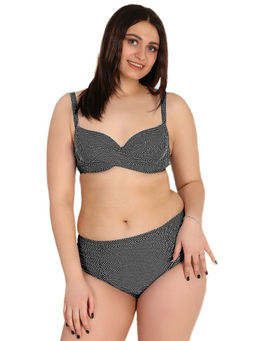 Купальник больших размеров с высокими трусиками - Almond фото 5