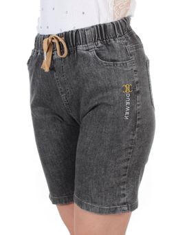 5525-1 DARK GRAY Шорты джинсовые женские JH - Фабричный китай фото 4