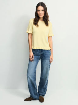 Джемпер с коротким рукавом из вискозы / Zarina