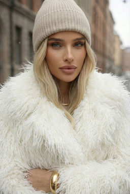 Куртка двухсторонняя Лама (жемчуг) 2415