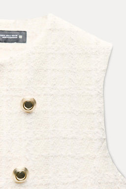 LONG TEXTURED WAISTCOAT - Zara фото 6