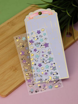 Наклейки объемные "Starry sky" (20,5*9 см)