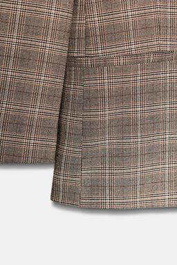 OVERSIZED CHECK BLAZER - Zara фото 9