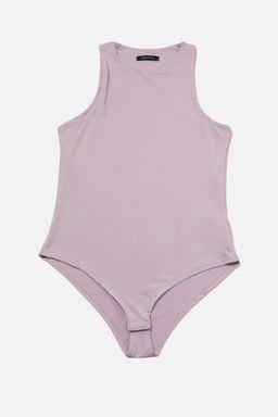 Lila Halter Yaka Vucuda Oturan Esnek Alttan C?tc?tl? Orme Body TWOSS20BD0044