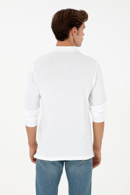 Мужской белый базовый свитшот Неожиданная скидка в корзине - U.s. polo assn фото 5