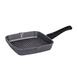 Сковорода-гриль 260*260 квадр. АП Гранит black со съемной ручкой арт.066802 /Мечта/