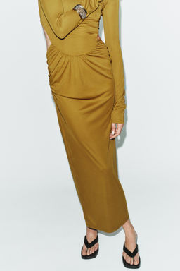 VESTIDO CUT OUT FLUIDO / Aceite - Zara фото 2