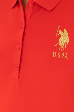 Женская красная базовая футболка Неожиданная скидка в корзине - U.s. polo assn фото 14