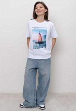 ФУТБОЛКА ЖЕНСКАЯ арт. 1900W-20322.2F-921.1331 - Almando melado фото 4