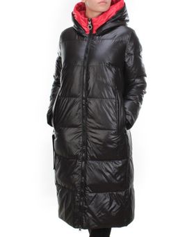 2239 BLACK Пальто женское зимнее AKIDSEFRS (200 гр. холлофайбера) - Fashion фото 3